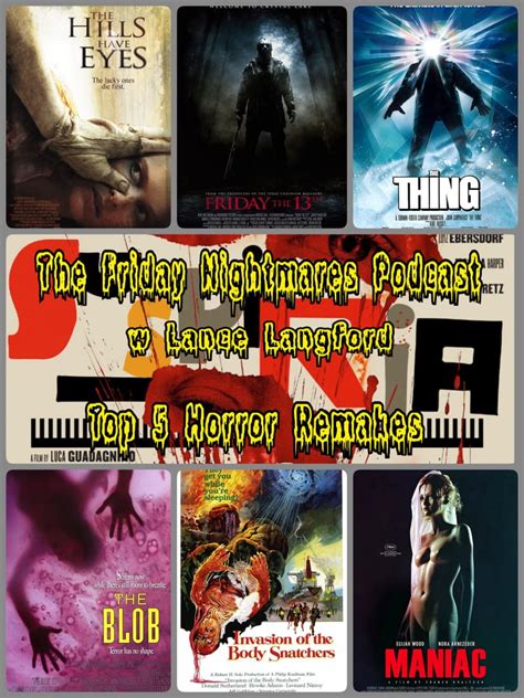 Ktc Presents The Friday Nightmares Podcast Top 5 Horror Remakes