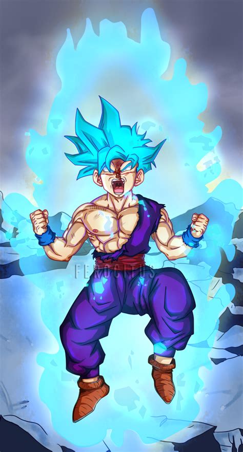 This combination enables gohan's fantastic 100% ultimate damage buff, and the additional support is always appreciated. super saiyan blue Gohan by ferocitus | Anime dragon ball ...