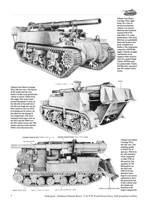 Us Ww Ii Heavy Self Propelled Artillery M12 M40 M43 Tankograd