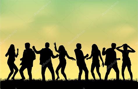 Dancing Silhouettes Stock Vector Image By ©pablonis 59777895