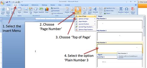 How To Set Up Header And Page Number In Word Printable Templates