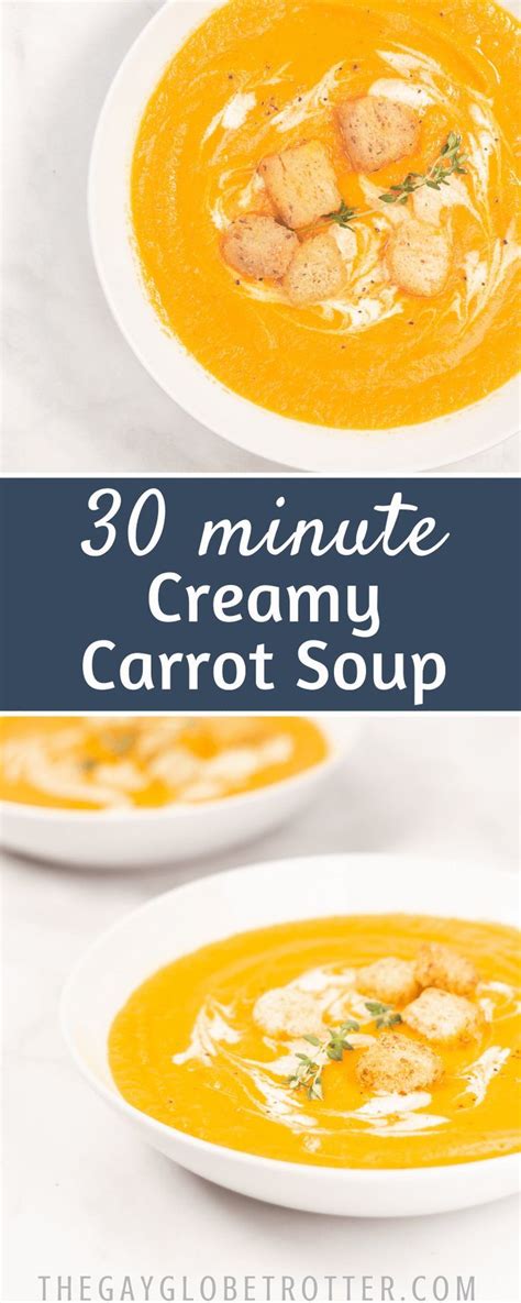 We Love Making This Quick And Easy Creamy Carrot Ginger