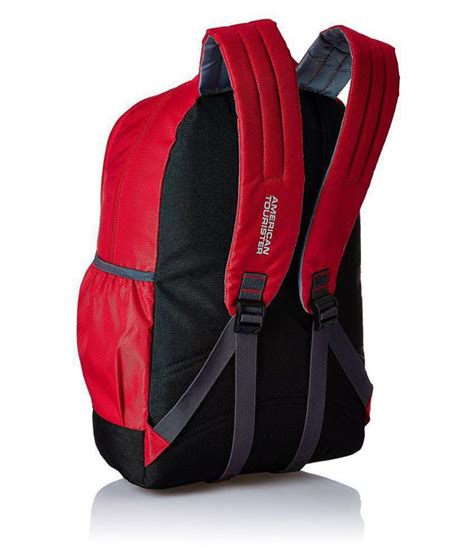 American Tourister Red Polyester College Bags Backpack 25 Ltrs Gents