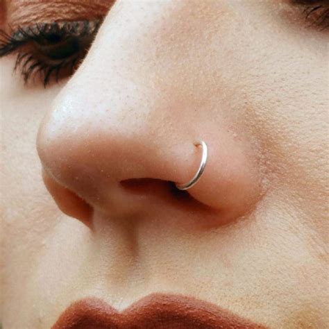 Amazon Com Faux Gold And Silver Clip On Tiny Nose Rings No Piercing