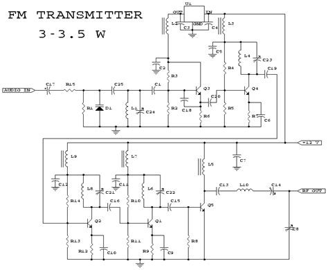 How To Build 3w Fm Transmitter Circuit Diagram