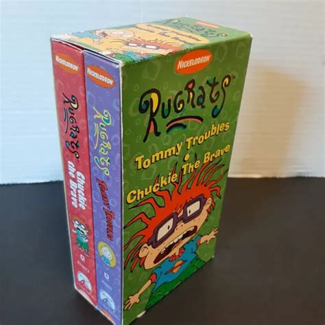 RUGRATS 2 VHS Box Set Tommy Troubles Chuckie The Brave Orange VHS