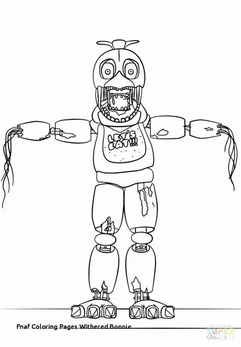 Spring Bonnie Coloring Pages