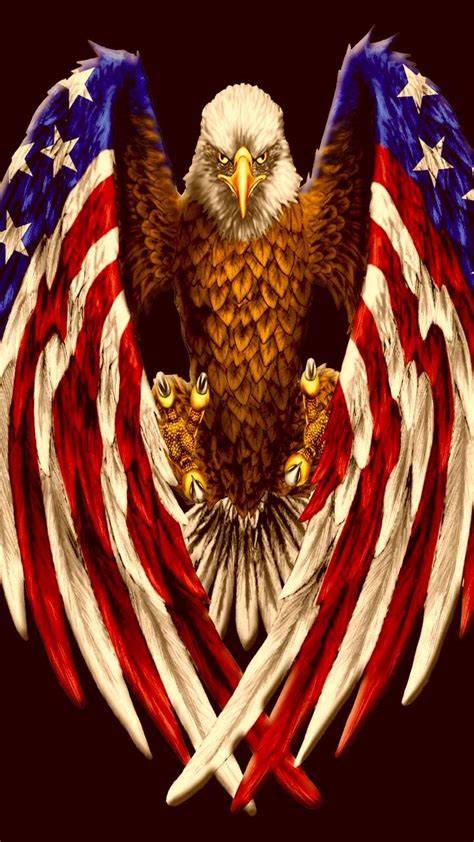 American Flag Eagle Wallpaper By Cowboynation308 50 Free On Zedge