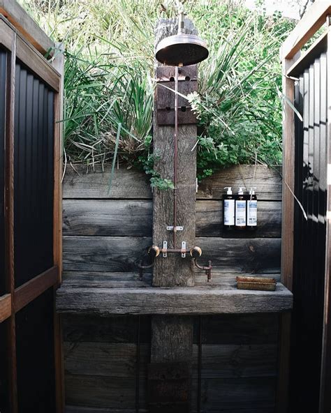 Rustic Shower Ideas And Inspiration Hunker Outdoor Bathroom Design
