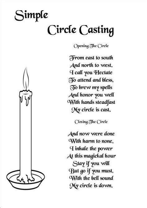 Simple Circle Casting Witchcraft Spells For Beginners Wiccan Magic