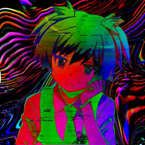 Aesthetic Glitchcore Anime Pfp Deepzwalkalone