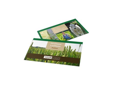 In order to qualify for the agribuy rewards business card, you must have a revolving line of credit with farm credit services of america and be in good credit standing. Farm Consultants Business Card Template | MyCreativeShop