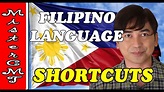 LEARN FILIPINO LANGUAGE | SHORTCUTS - Tagalog - YouTube