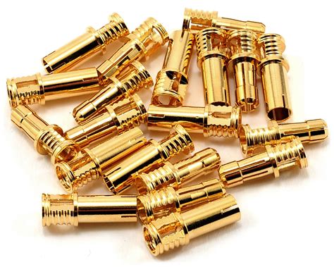 Rcproplus 4mm Bullet Connector 10 Sets 12~14awg Rpprca4812spcp10