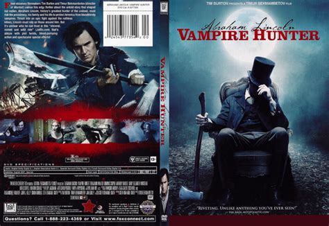 Abraham Lincoln Vampire Hunter 2012 R1 Slim Dvd Cover Dvdcovercom