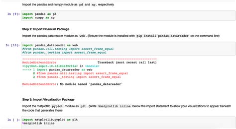 Jupyter Import Pandas Datareader Python Skill Path Projects