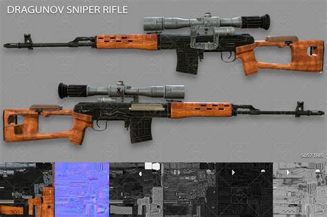 Dragunov Sniper Rifle Svd Gamedev Market