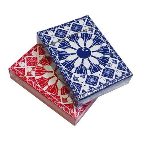 Bowling Standard Playing Cards Red Deck