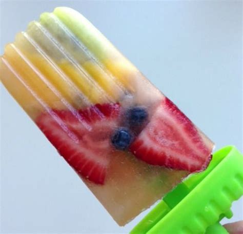 Yum Fruit Salad Icy Poles Perfect For A Hot Day Healthy And
