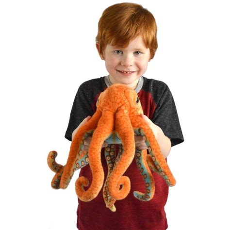 Olympus The Octopus 18 Inch Stuffed Animal Plush By Tiger Tale Toys
