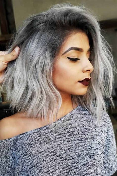 Are you looking for a hairstyle which gives volume, definition and texture? How to Get and Take Care Of the Salt And Pepper Hair Trend | Edgy hair, Platinum hair color ...