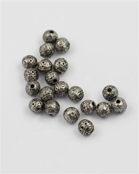 Round Metal Bead 8mm Sold Per Pack Of 20 Auckland Beads Nz Beads