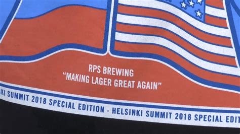Finnish Brewers Create Problem Solving Beer For Trump Putin Summit World News Sky News