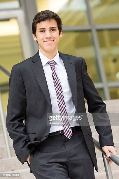 Teen Boy Wearing A Suit And Tie Portrait Photos And Premium High Res