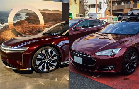 We consume media so you don't have to. Lucid Air's 'Zenith Red' paint is rocking a stunning Tesla ...