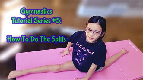 🤸‍♀️ gymnastics basic skills tutorial series 5 how to do the splits floor skill for beginners
