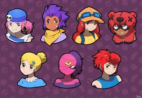 Want to discover art related to brawl_stars_piper? Brawl Stars girls by Aliplayer005 | Fanart, Personagens ...