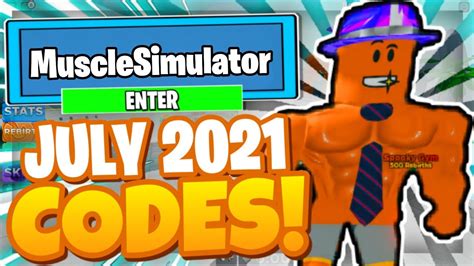 July 2021 All New Secret Op Codes Roblox Muscle Simulator Youtube