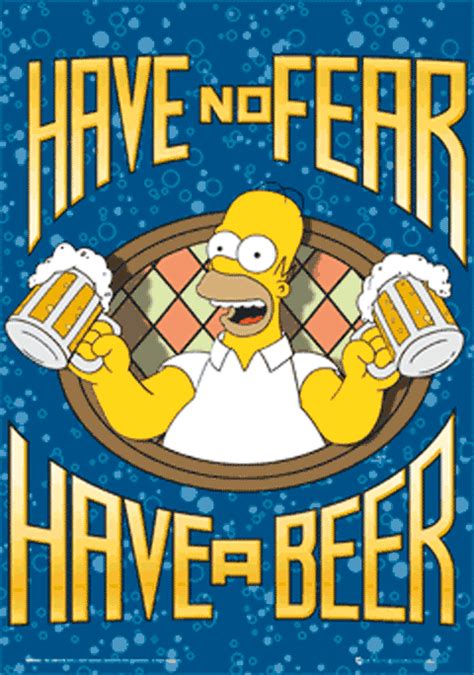 Homer Simpson Drinking Beer 