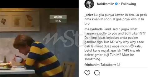 Season 1 of lafazkan kalimah cintamu premiered on january 15, 2018. Kenapa Farid Padam Foto Tun M, 'Like' Gambar Sofi Ditahan ...