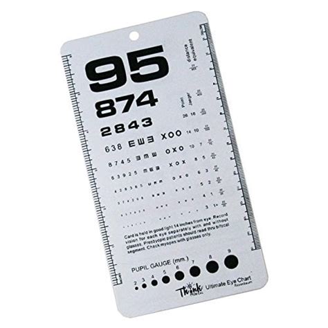 Ultimate Pocket Eye Chart Rosenbaumsnellen