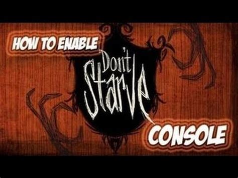 This can be found in the donotstarvetogether folder, located in the following ways Dont Starve Console Commands - YouTube