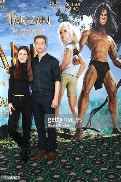 Lena Meyer Landrut Alexander Fehling Attend The Tarzan Photocall