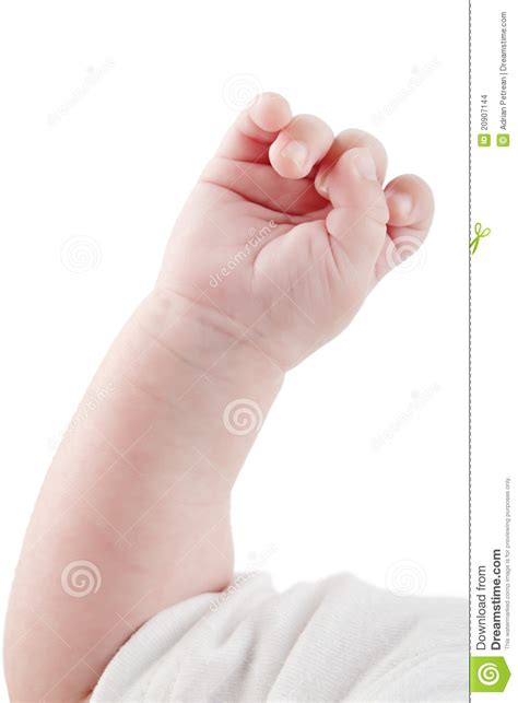 New Born Baby Hand Stock Photo Image Of Cute Small 20907144