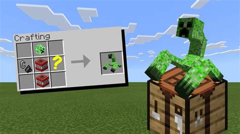 How To Craft A Mutant Creeper Minecraft Youtube