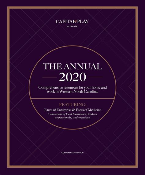 The Annual 2020 By Capital At Play Magazine Issuu