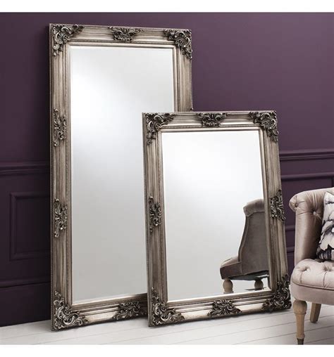 #hashtagdecor modern wall mirrors designs for hallway interior design ideas and small living room wall decortion 2020 for home interior design and decor. Bronham Baroque Silver French Ornate Mirror Traditional baroque framed mirror with ornate side ...