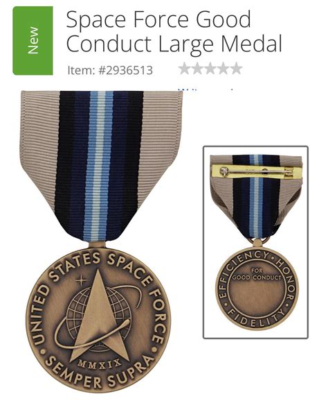 A Space Force Good Conduct Medal Heres The Design Submitted For Approval Air Space Forces