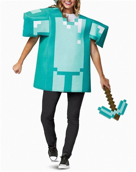 Minecraft Armor Classic Adult Costume Mens Video Game Costumes ~ Wee