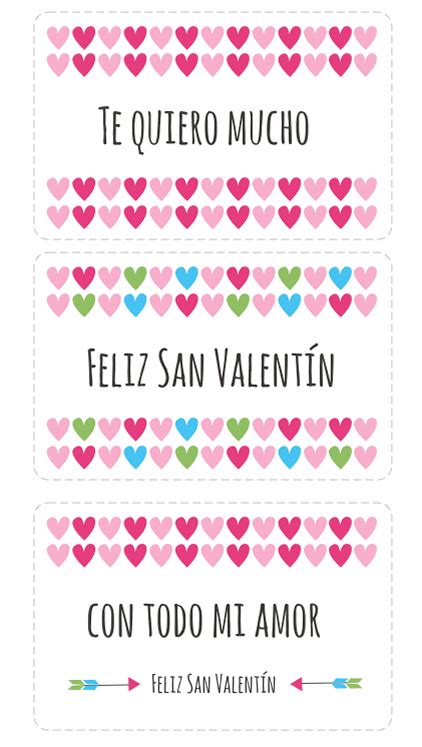 Tarjetas De San Valentín Para Imprimir Y Regalar Gratis