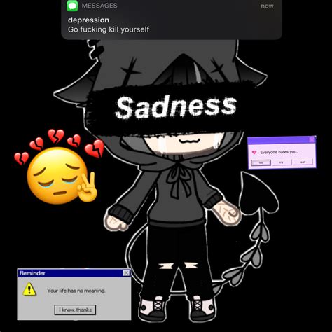 Gacha Depressed Depression Sad Image By Peoplemakingpfp