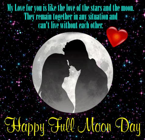 A Full Moon Day Card For Your Love Free Full Moon Day Ecards 123