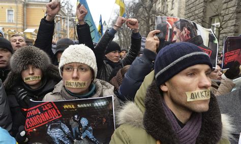Ukrainian President Approves Strict Anti Protest Laws World News
