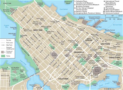 Vancouver Attractions Map