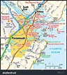 Portsmouth New Hampshire Area Map: เวกเตอร์สต็อก (ปลอดค่าลิขสิทธิ์ ...