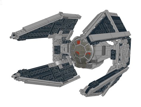 Lego Moc Tie Interceptor Alternative Build Of 75300 Imperial Tie